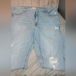 Light Blue Distressed Jeans